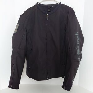 Mens Motorcycle Jacket Size Small Padded Armor Hi-Viz Speed and Strength